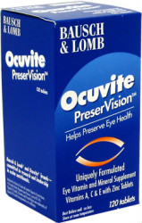 Bausch & Lomb Ocuvite Preservision Tablets
