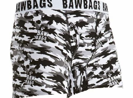 Bawbags Mens Bawbags Camo Baws Underwear - Snow Baws