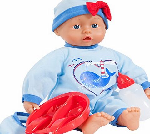 Bayer Design 9383900 38 cm I Love You Baby with 24 Sounds and Accessories Function Doll