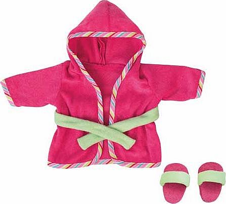 Bayer Design Sweet Pink Bathrobe and Slippers