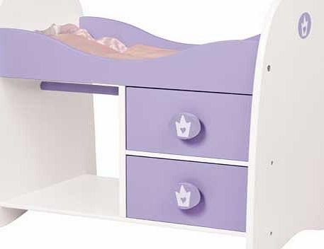 Bayer Design Wooden Doll Bunk Bed & Wardrobe -