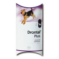 Drontal Plus Flavoured Dog Worming Tablet - Per tablet