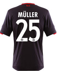Bayern Munich Adidas 2010-11 Bayern Munich 3rd Shirt (Muller 25)