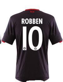 Bayern Munich Adidas 2010-11 Bayern Munich 3rd Shirt (Robben 10)