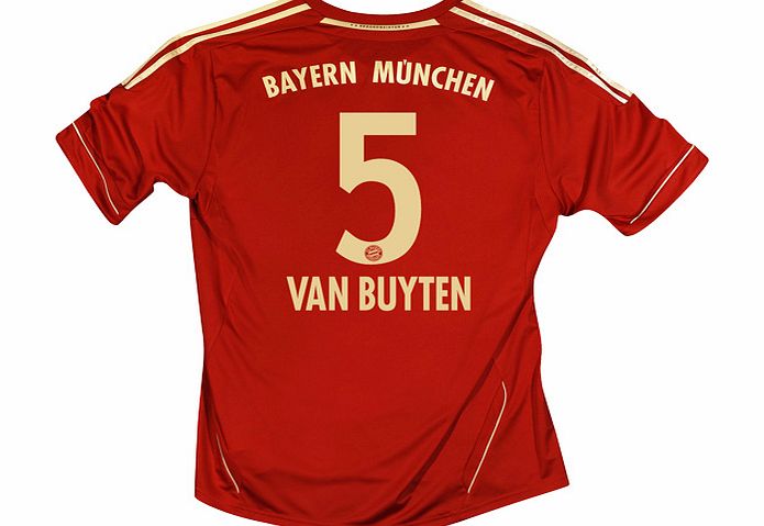 Bayern Munich Adidas 2011-12 Bayern Munich Home Shirt (Van Buyten 5)