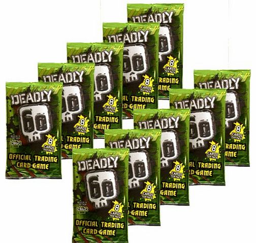 CBBC DEADLY 60 OFFICIAL TRADING CARD GAME * 10 PACKS *