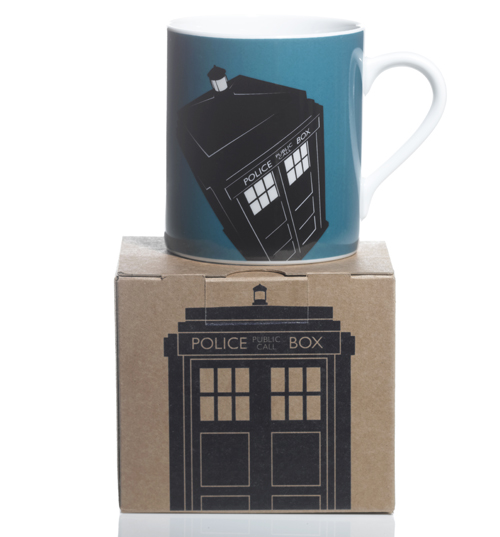 Doctor Who Blue Tardis Design Boxed Mug from BBC