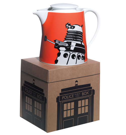 BBC Worldwide Doctor Who Dalek Design Boxed Teapot from BBC