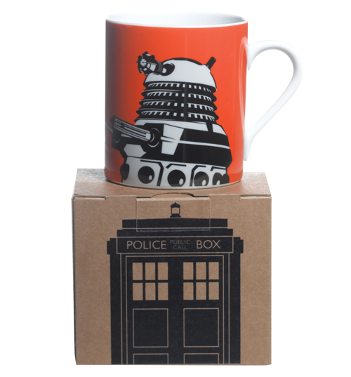 Doctor Who Orange Dalek Design Boxed Mug from