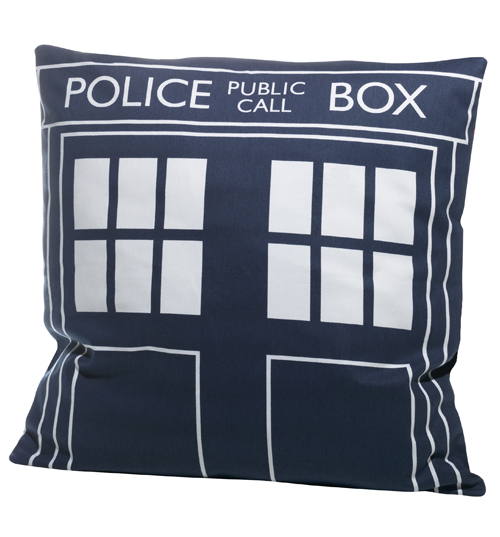 BBC Worldwide Doctor Who Tardis Design Filled Cushion from BBC