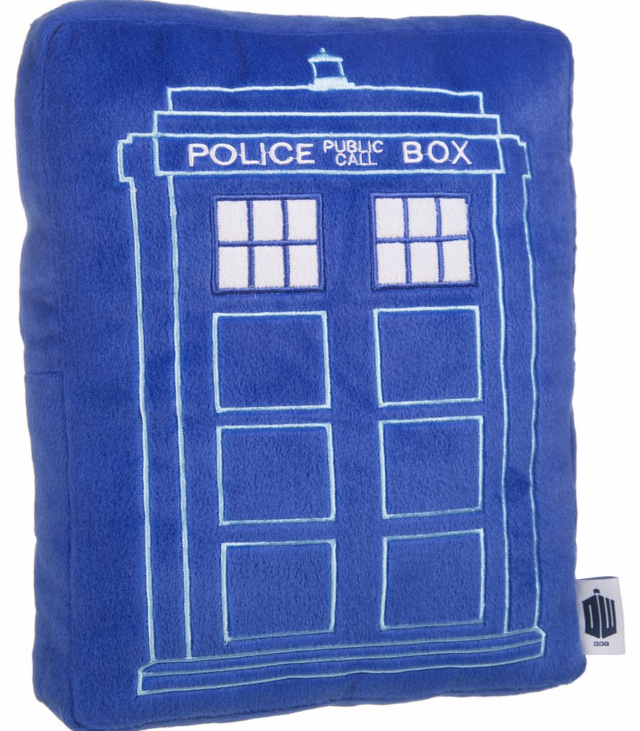 Doctor Who TARDIS Shaped Cushion from BBC