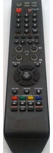 BC ELECTRONICS Replacement Remote Control for Samsung AA63-01361A, LCD/Plasma TV