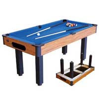 6&#39; Pool Table with Ball Return