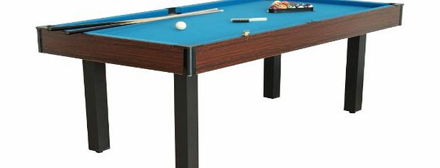 BCE 6 Ft with Tennis/Desktop Domestic Multi Game Pool Table - Brown