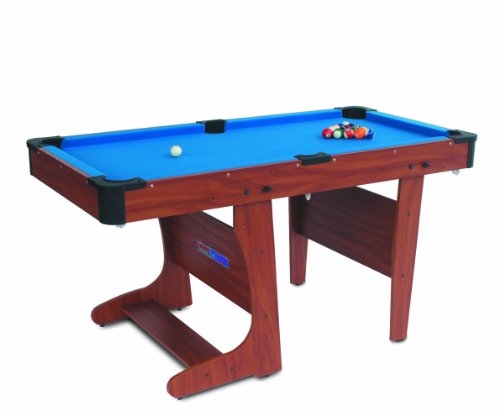 BCE Clifton 5 Ft Vertically Folding Domestic Pool Table - Brown