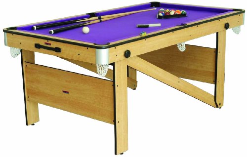BCE CP-6AG Pool Table - Brown, 6 Ft