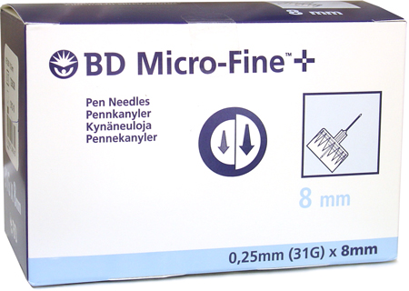 Micro-Fine 100 needles - 8mm/31G