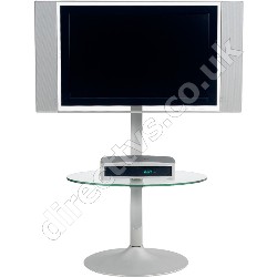 BDI Aspect Silver TV Stand Up To 32 Inch