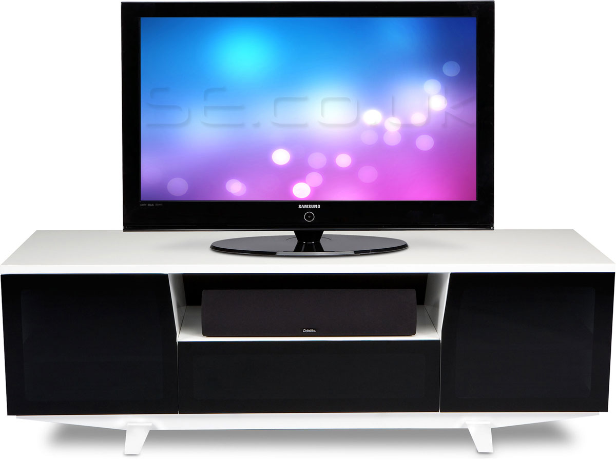 Marina 8729 White LED and LCD TV Stand
