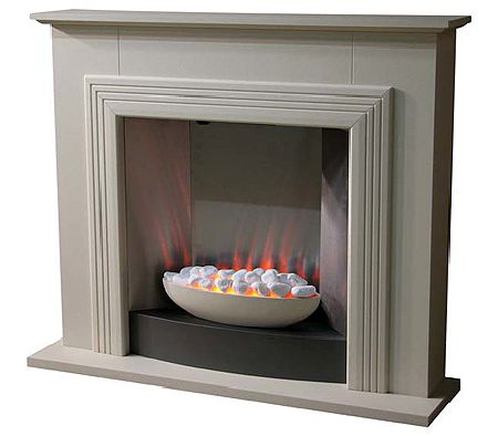 Be Modern Spark Electric Fireplace Suite - WHILE