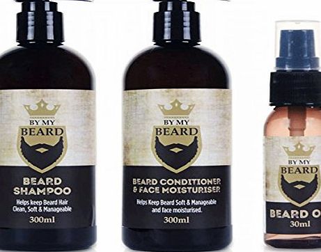 BE MY BEARD By My Beard Care Kit - Shampoo, Conditioneramp;Face Moisturiser and Oil