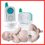 Beaba Babycall Digital Monitor - Turquoise   Respisense Breathing Effort Monitor