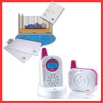 BabyCall HD Digital Audio Baby Monitor - Pink + Babysense II Respiratory Monitor