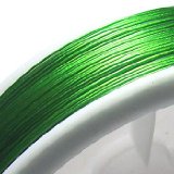 Bead Workshop Emerald Green Tigertail Beading Wire - 100m reel