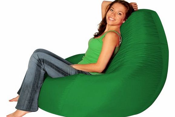 Designer Recliner Gaming Bean Bag GREEN - Indoor & Outdoor Beanbag Chair (Water Resistant) by Bean Bag Bazaar