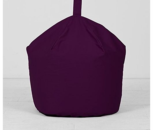Extra Large XL Childrens Adult Cotton Aubergine Purple Bean Bag Beanbag Filled