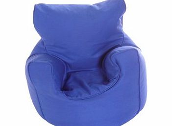 BeanLazy Kiddies Bean Bag Seat Arm Chair With Beans Royal Blue