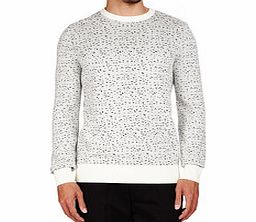 BEANPOLE White dots cotton and wool blend jumper