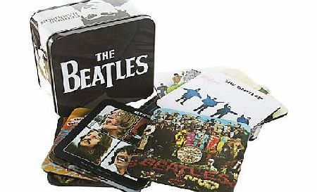 Beatles Collectors Set Of 13 Coasters In A Tin