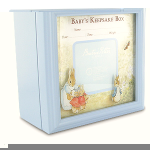 Peter Rabbit Blue Boy Keepsake Box