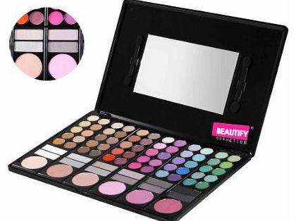 Beautify - 78 Colour Eyeshadow Eye Shadow Blush Cosmetic Makeup Palette