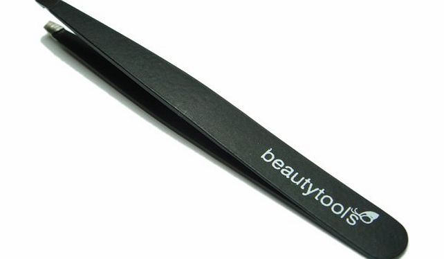 Beauty Tools Full Size Slant Tweezer Professional Tweezers Black. Comes With ...