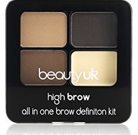 Beauty UK Cosmetics High Brow Eyebrow Kit