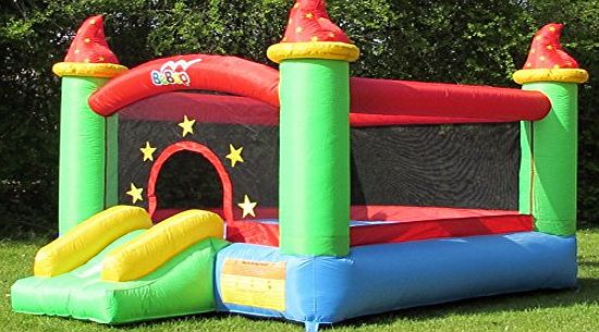 BeBoP  Green/Red 10FT Wizards Den Inflatable Bouncy Castle
