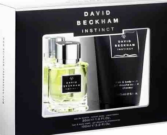 Beckham David Beckham Instinct Gift Set 30ml EDT   150ml Hair 