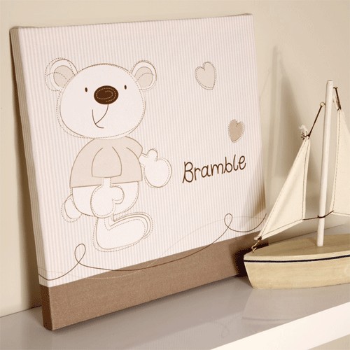 Bed-e-Byes Bramble and Smudge Wall Canvas