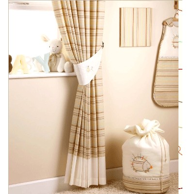 Bed-e-Byes Spike Buzz Curtains Tape Top with Tie Backs