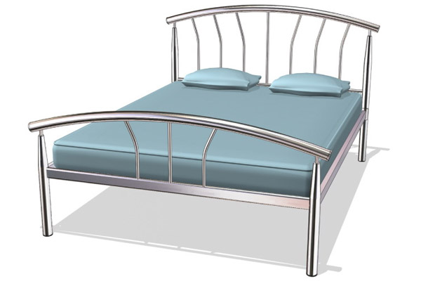 Bedworld Discount Atlantis Metal Bed Frame Kingsize 150cm