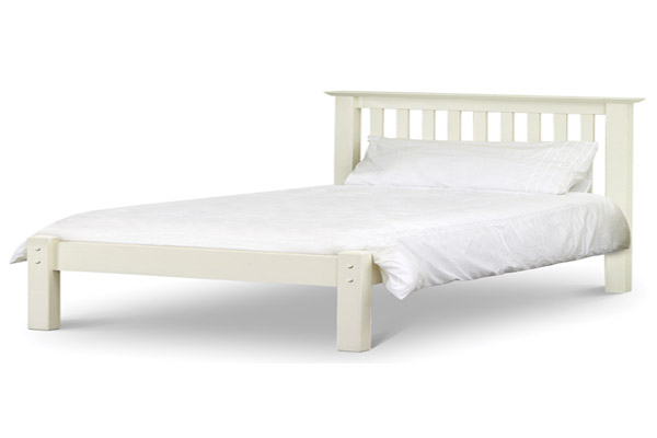 Bedworld Discount Barcelona White Bed Frame (Low Foot End) Double