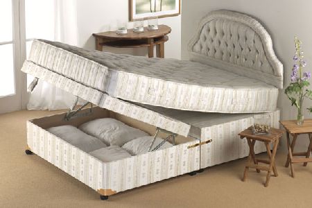 Bedworld Discount Beds Backcare Blank Ottoman Divan Bed Small Double