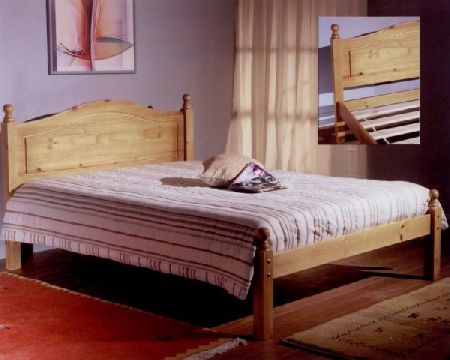 Bedworld Discount Beds Boston Pine Bed Frame Single