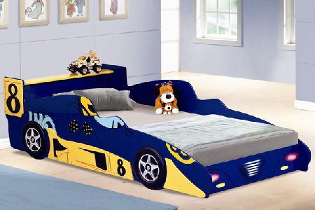 Bedworld Discount Blue F1 Racer Single 90cm