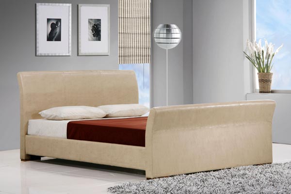 Cadiz Cream Bed Frame Double 135cm
