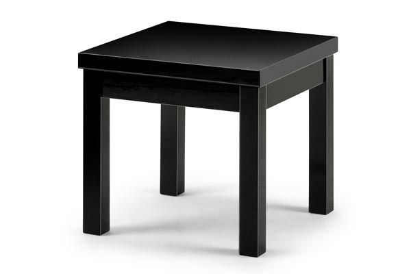 Dakota Black Lamp Table