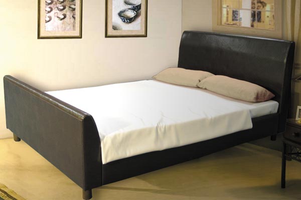 Bedworld Discount Darcy Faux Leather Bed Frame Double 135cm