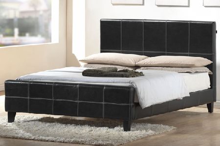 Bedworld Discount Erba Leather Bed Kingsize 150cm